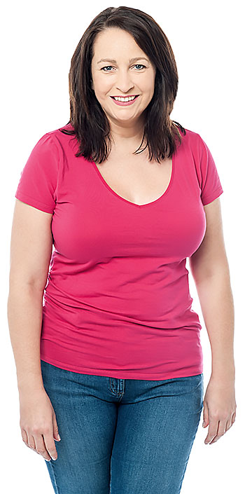 Novasilk woman smiling