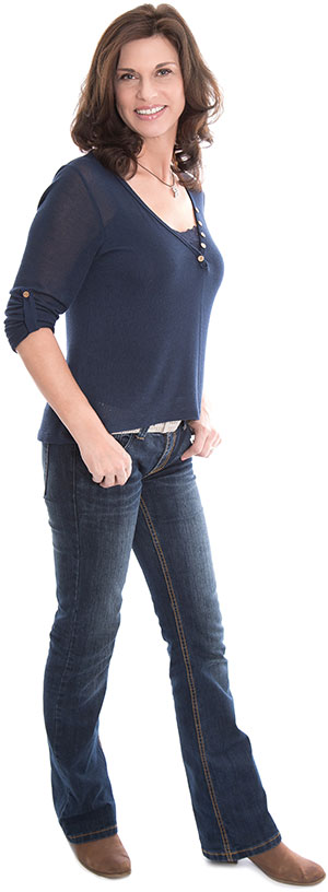 lady with permanent hair removal