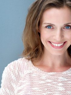 a woman with a healthy vagina